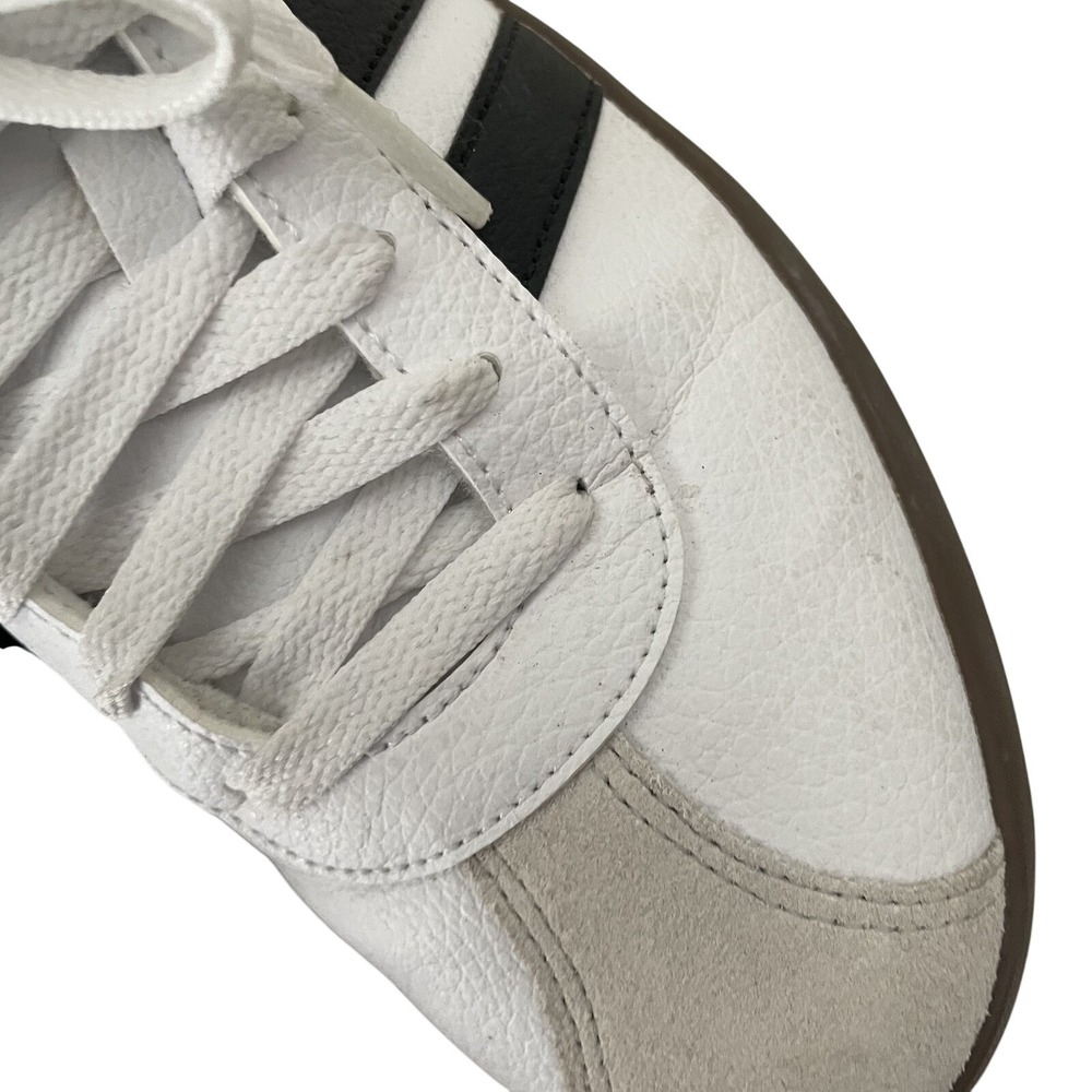 Adidas VL Court 3.0 Skate Shoes Mens 9.5 White Black Gum Sole ID8797 - Picture 8 of 10